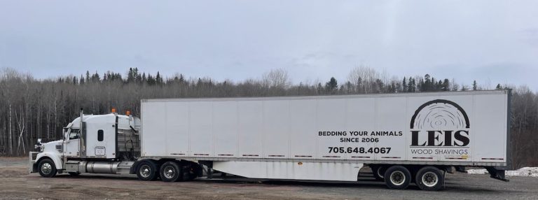 Company Transport with logo on the trailer